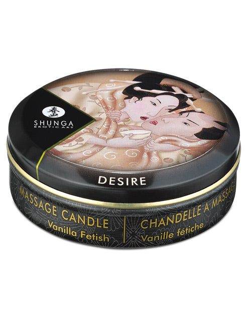 Shunga Desire Mini Candlelight Massage Candle - 1 oz Vanilla