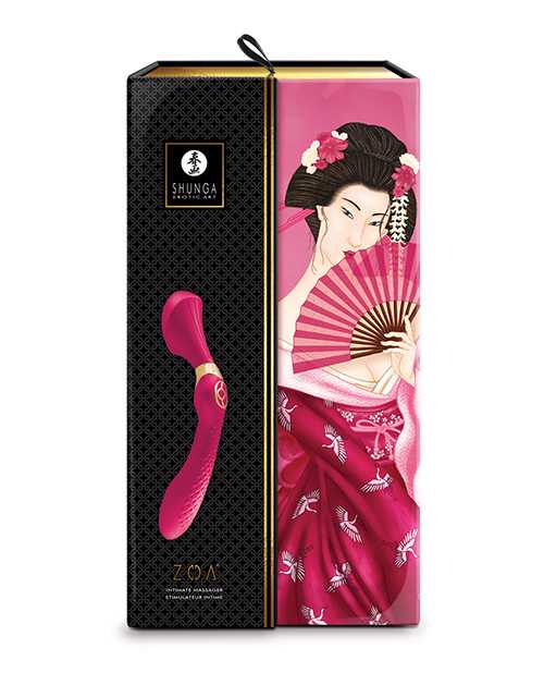 Shunga Zoa Intimate Massager - Raspberry