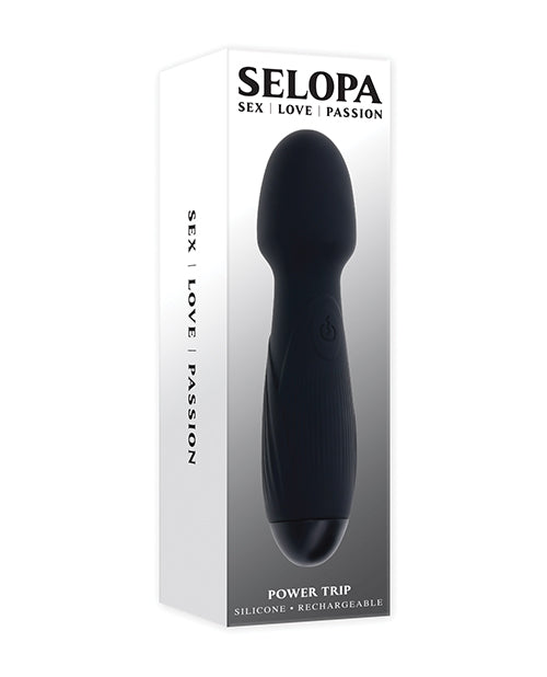 Selopa Power Trip Wand Vibrator - Black