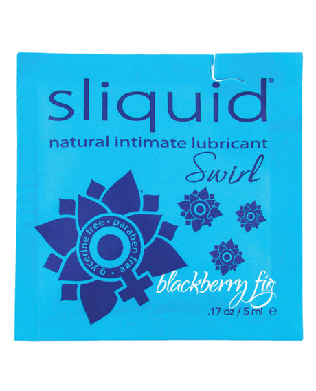 Sliquid Naturals Swirl Lubricant Pillow - .17 oz Fig