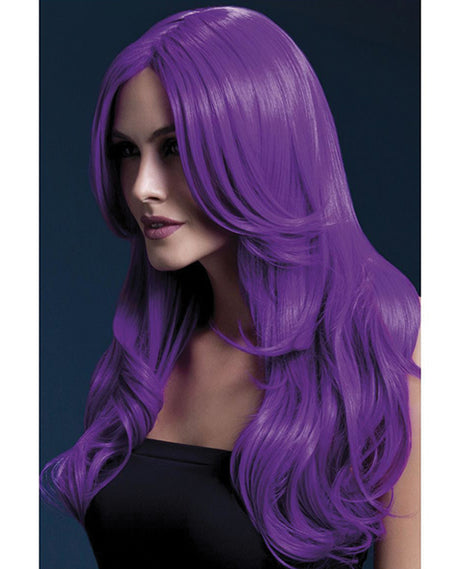 Smiffy The Fever Wig Collection Khloe - Neon Purple