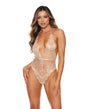 Lace Teddy Gold XL