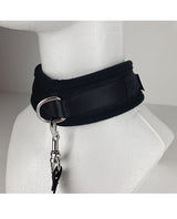 Spartacus Collar & Leash - Neoprene Black