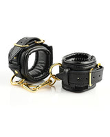 Cuffs and Blindfold Set - Special Edition -Black/Gold