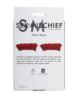 Sex and Mischief Amor Rope - Red