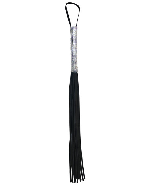 Sex and Mischief Sparkle Flogger 31in - Black