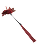 Sex and Mischief Enchanted Feather Tickler - Black/Red