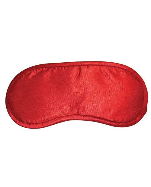 Sex and Mischief Satin Blindfold - Red