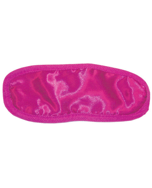 Sex and Mischief Satin Blindfold - Hot Pink