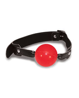 Sex and Mischief Solid Ball Gag - Red/Black