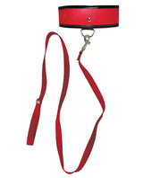 Sex and Mischief Leash and Collar - Red