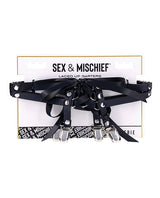 ["Sex & Mischief Laced Up Garters"]