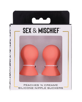 Sex & Mischief Peaches 'n CreaMe Silicone Nipple Suckers