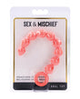 Sex & Mischief Peaches 'n CreaMe Silicone Anal Beads