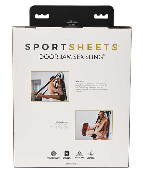 Sportsheets Door Jam Sex Sling - Black