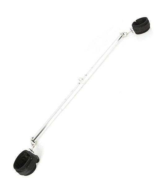 Sportsheets Expandable Spreader Bar and Cuffs Set - Silver/Black