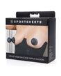Sportsheets Velvet Noir Silicone Nipple Sucker - Black