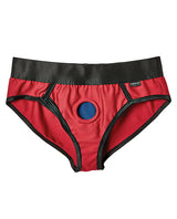 EM. EX. Active Harness Wear Contour Harness Briefs - Extra Large - Red