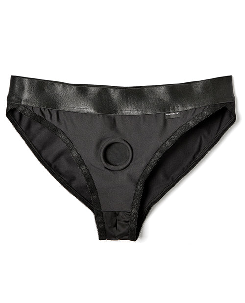 EM. EX. Active Harness Wear Silhouette Harness Bikini Cut - Extra Large - Black