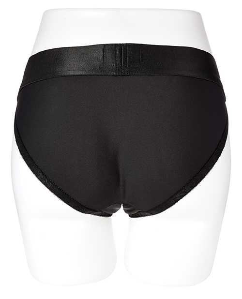 EM. EX. Active Harness Wear Silouette Harness Bikini Cut - 2X Large - Black