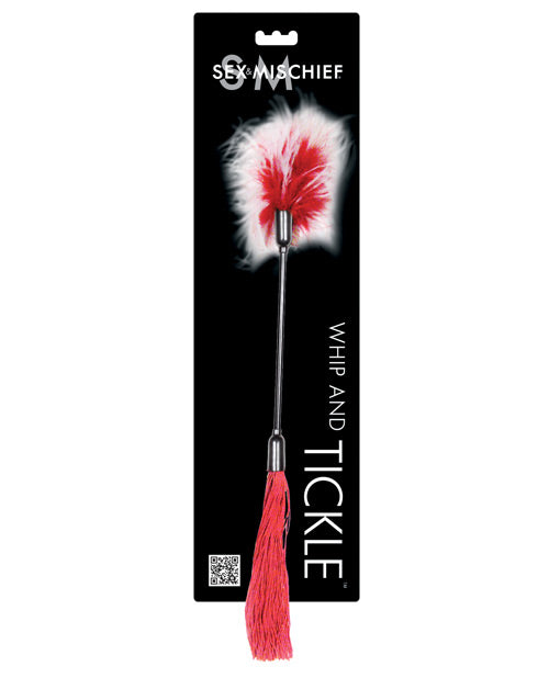 Sex & Mischief Whip & Tickle - Red/White