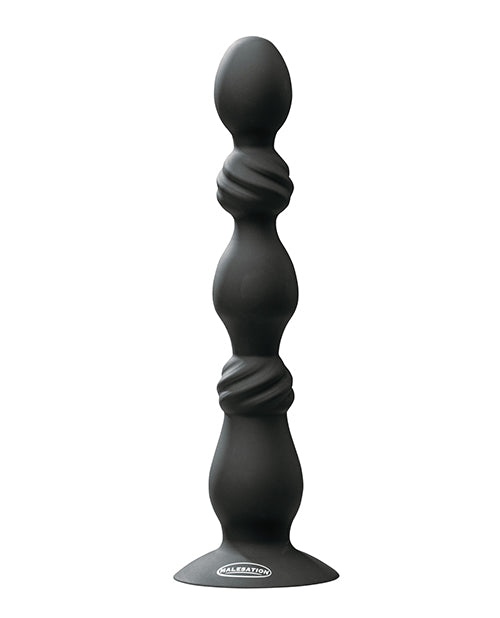 Malesation Vibro Long Anal Drill - Black
