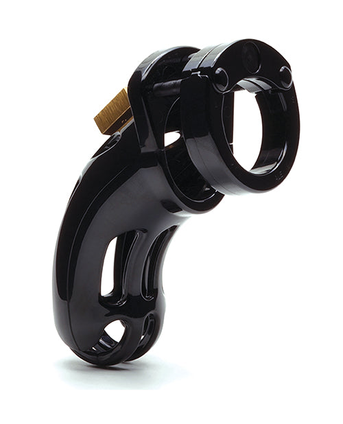 The Curve 3 3/4" Curved Cock Cage & Lock Set - Black