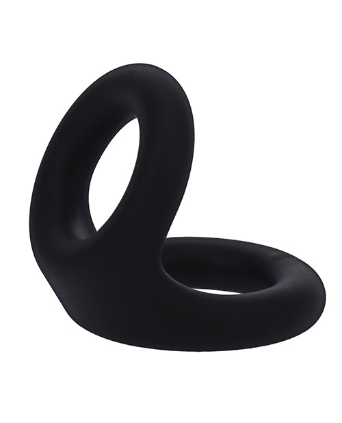 Tantus Uplift Silicone C Ring - Onyx