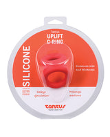 Tantus Uplift Silicone C Ring - Crimson