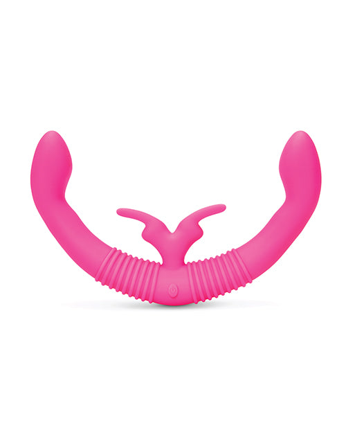 Together Toy Silicone Rechargeable Echo Function Vibrator for Couples - Pink