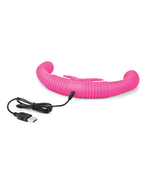 Together Toy Silicone Rechargeable Echo Function Vibrator for Couples - Pink