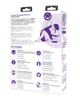 Together Toy Silicone Rechargeable Echo Function Vibrator for Couples with Remote Control - Purple