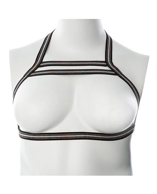 Gender Fluid Silver Lining Harness - S-L Black/Silver