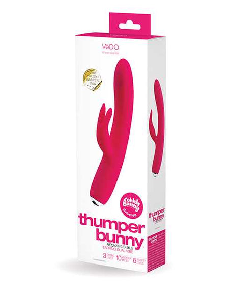 VeDO Thumper Bunny Rechargeable Dual Vibe - Pretty in Pink