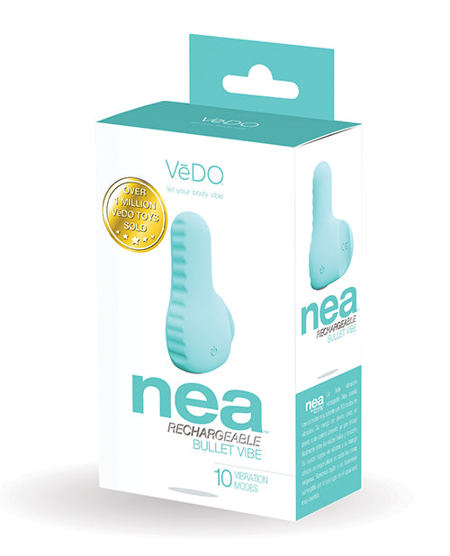 VeDO Nea Rechargeable Finger Vibe - Tease Me Turquoise