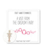 Warm Human A Visit From The Orgasm Fairy Mini Card & Charm
