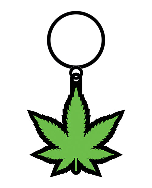 Leaf Green Keychain - Green/Black