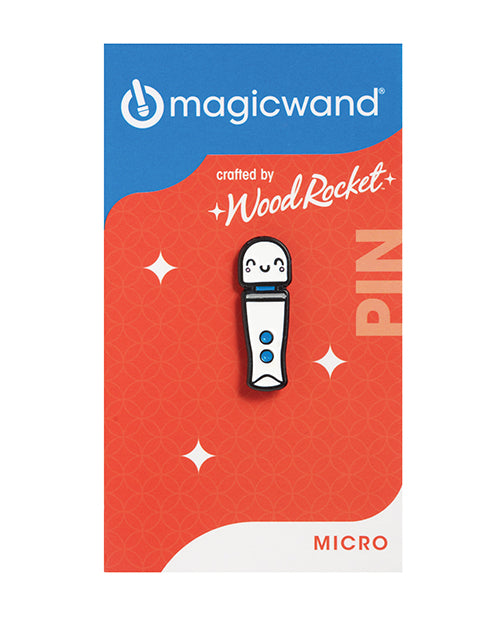 Wood Rocket Magic Wand Kawaii Micro Pin