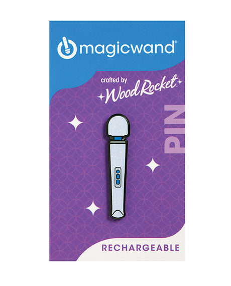 Wood Rocket Magic Wand Rechargeable Pin
