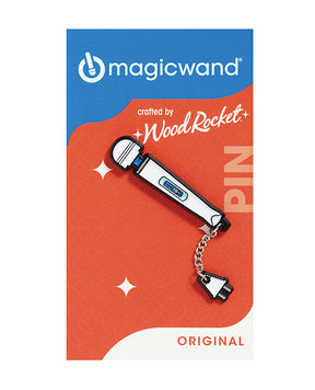 Wood Rocket Magic Wand Original Pin w/Chain