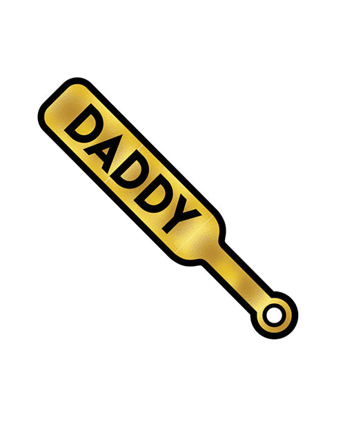 Paddle Spank Me Enamel Pin - Yellow/Grey