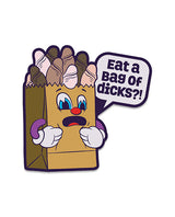 Fuck Buddies Bag of Dicks Enamel Pin - Multicolor