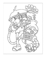 Who Smokes Weed? Coloring Book