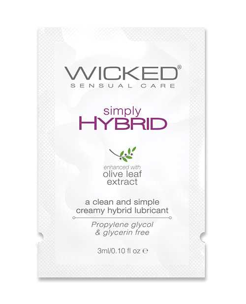 Wicked Sensual Care Simply Hybrid Lubricant - .1 oz