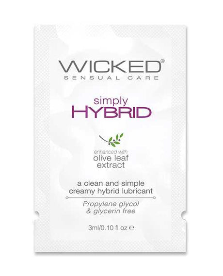 Wicked Sensual Care Simply Hybrid Lubricant - .1 oz