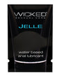Wicked Sensual Care Jelle Water Based Anal Lubricant - .1 oz Fragrance Free
