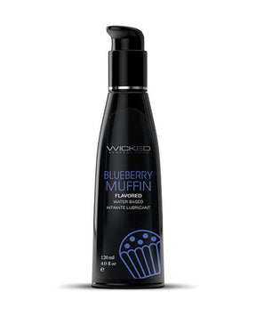 Wicked Sensual Care Water Based Lubricant - 4 oz Blueberry Muffin