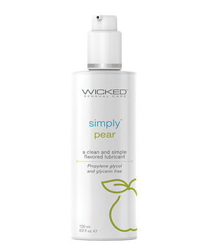 Wicked Sensual Care Simply Water Based Lubricant - 4 oz Pear