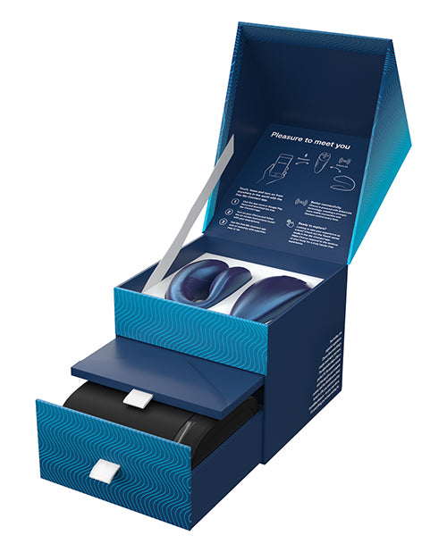 We-Vibe Chorus Rechargeable Couples Vibrator with Squeeze Remote Control - Cosmic Blue