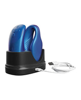We-Vibe Chorus Rechargeable Couples Vibrator with Squeeze Remote Control - Cosmic Blue
